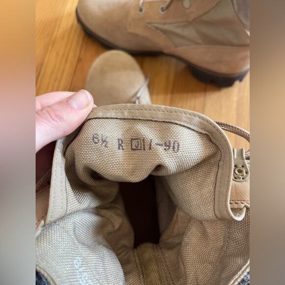 90s Vintage US Army Hot Weather Desert Boot  US Mens Size 6.5 - Picture 6 of 11